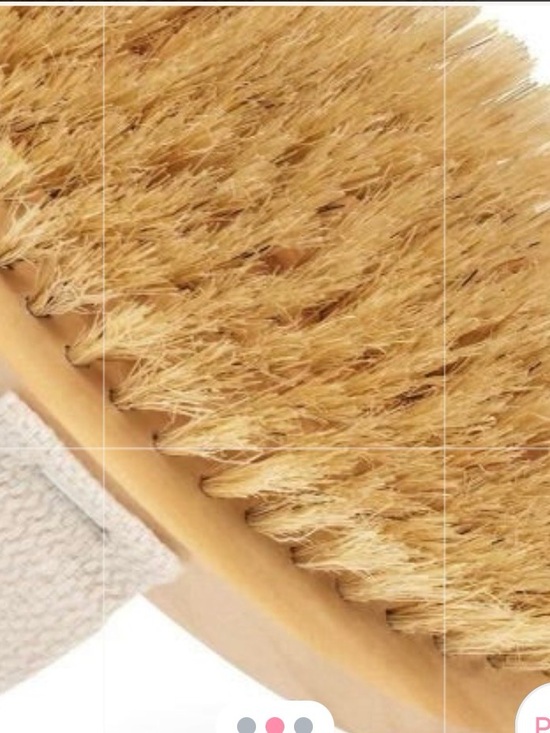 Other - Natural Dry Body Brush - Tan Bristles